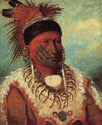 George Catlin Cloudy oil painting artist
